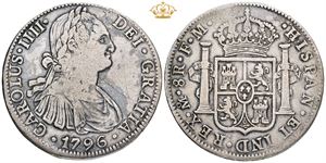 8 Reales 1796 Mo FM