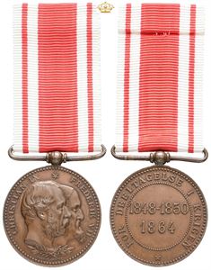 Medalje for deltagelse i krigene 1848-1850 og 1864