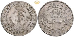 4 mark / krone 1659, Eben Ezer