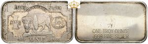 USA - 1oz silver bar - buffalo