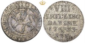8 skilling 1733