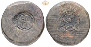 Vægtlod af messing / coin-weight of brass
