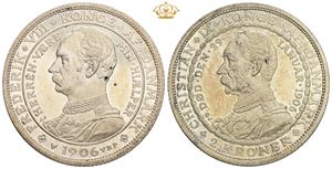 2 kroner 1906, tronskiftet