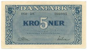 5 kroner 1950 DS