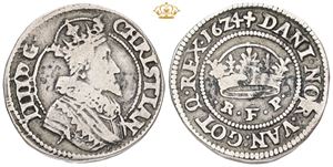 1/2 krone 1624