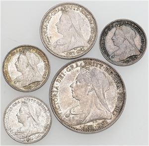 Collection of Maundy Coins. (5)