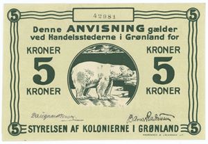 5 kroner u.år (1913), nr. 42981
