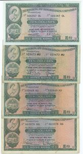 10 Dollars 1959-1971, 4 pcs. (4)