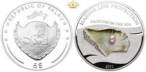 5 Dollars 2011, Princess of the Sea, Ag