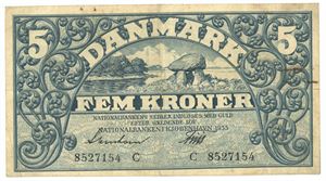 5 kroner 1935 C