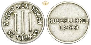 3 Cents 1888, Russel Bro's