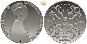 500 kroner 2022, Dronningens 50 års regeringsjubilæum