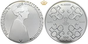500 kroner 2022, Dronningens 50 års regeringsjubilæum