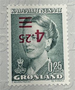 Frimærkesamling Grønland og Danmark