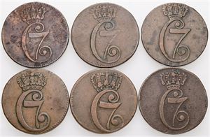 1/2 skilling 1771. (6)
