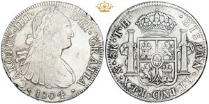 8 Reales 1804 Mo TH
