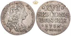 Mark / 16 skilling 1716