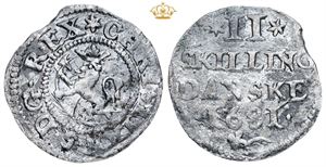 2 skilling 1681