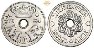 2 kroner 1984, prøvemønt