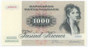 1000 kroner 1980 A3, nr. 2252474