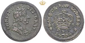 1/2 skilling 1694, 20,5-21 mm.
