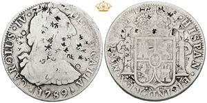 8 Reales 1789 Mo FM, chopmarks