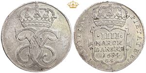 4 mark / krone 1684