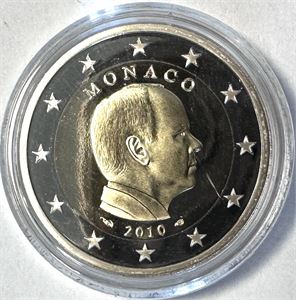 2 Euro 2010, Proof in original capsule and box of issue, with certificate