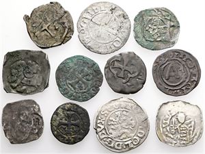 Collection old coins. (10)