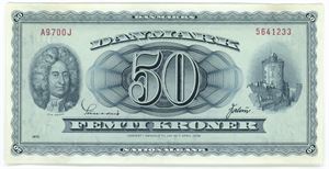 50 kroner 1970 A9
