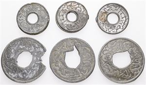 Pitis AH 1314 (1896/1897) (3), AH 1321 (1903/1904) (3). (6)