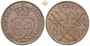 5 bit / 1 cent 1905 P