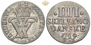 4 skilling 1764