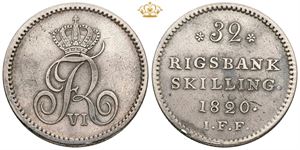 32 rigsbankskilling 1820