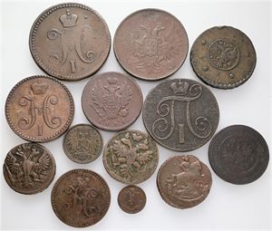 Collection, 13 pcs., all different. (13)