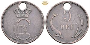 5 øre 1890