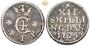 12 skilling 1624