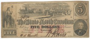 5 Dollars 1863, No. 4370