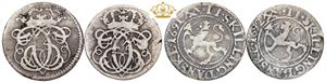 2 skilling 1691, 1692. (2)