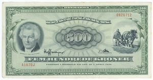 500 kroner 1967 A1