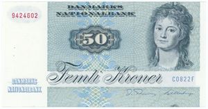 50 kroner 1982 C0, fejlskåren.
