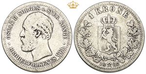 1 krone 1882