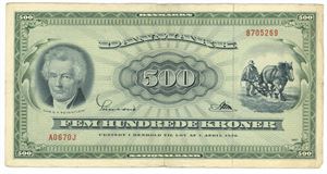 500 kroner 1967 A0 0J