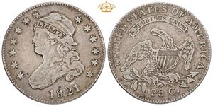 Quarter Dollar 1821