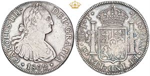 8 Reales 1802 Mo FT