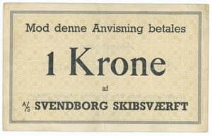 1 krone u. år