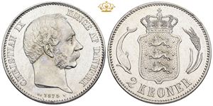 2 kroner 1875, medaljeprægskarakter