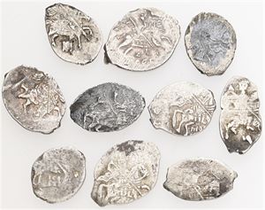 Collection, 10 pcs., silver wire Kopecks. (10)