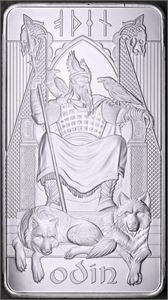 The Royal Mint, Odin, 10 oz, fine silver.