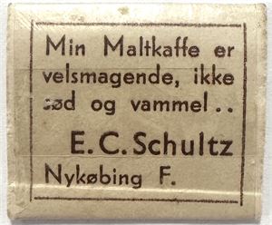 E.C. Schultz, Nykøbing Falster, frimærkepenge